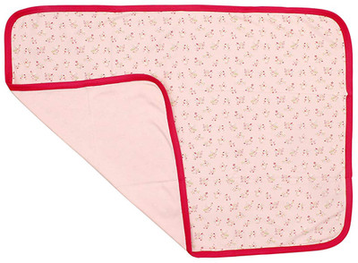 Babysid Collections Floral Swadding Baby Blanket(Cotton, Pink
