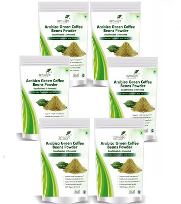 Zenulife Organic Green Coffee beans Powder for Weight Loss Management 250 GM Pack of 6 (1500 gm) Instant Coffee 250 g(Pack of 6)
Zenulife Organic Green Coffee beans Powder for Weight Loss Management 250 GM Pack of 6 (1500 gm) Instant Coffee 250 g(Pack of 6)