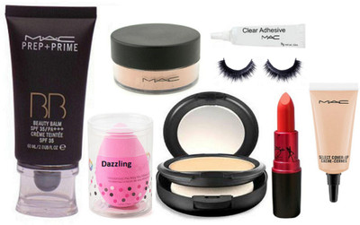 Dazzling Sponge Puff & Prep-Prime Cream,Studio Fix Compact,Lady Gaga Lipstick,Loose Powder,Select Cover-up,Eyelashes glue,Eyelashes,(Set of 8)
Dazzling Sponge Puff & Prep-Prime Cream,Studio Fix Compact,Lady Gaga Lipstick,Loose Powder,Select Cover-up,Eyelashes glue,Eyelashes,(Set of 8)