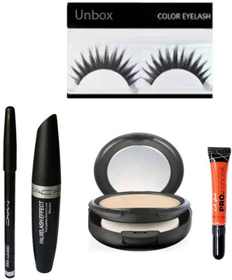 unbox combo set of eyelashes eyeliner eyemascara compact powder la pro concealer(Set of 5)
unbox combo set of eyelashes eyeliner eyemascara compact powder la pro concealer(Set of 5)