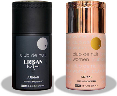 Armaf Club de nuit Urban Deodorant Spray - For Men & Women(500 ml, Pack of 2)
Armaf Club de nuit Urban Deodorant Spray - For Men & Women(500 ml, Pack of 2)