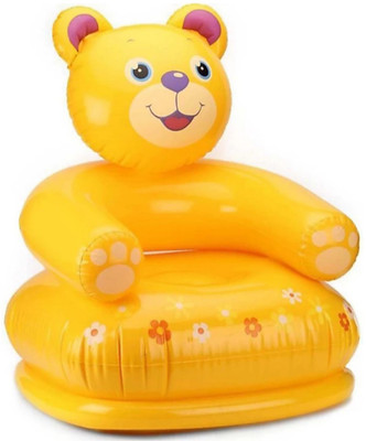 SANJARY high quality inflatable teddy chair set of 1 (yellow) Inflatable Sofa/ Chair(Yellow)