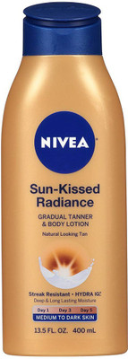 Nivea Sun-Kissed Radiance Medium to Dark Skin Gradual Tanner & Body Lotion 13.5 Fluid Ounce(470 g)
Nivea Sun-Kissed Radiance Medium to Dark Skin Gradual Tanner & Body Lotion 13.5 Fluid Ounce(470 g)