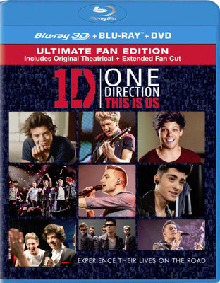 onev direction this is us 3d BLU-RAY 3D region free(3D Blu-ray English)