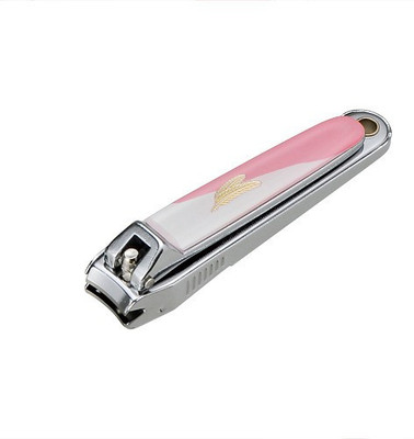 Feather Nail CLIPPERS Made in Japan - Size L Large - 102 mm (4") PINK