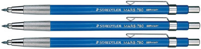 Staedtler Mars 780 Technical Mechanical Pencil, 2mm. 780BK (3-Pack) Pencil(Multicolor)
