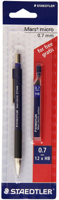 Staedtler Mars Micro 775 0.7mm Mechanical Pencil with 1 Lead Tube for Pencil(Multicolor)
Staedtler Mars Micro 775 0.7mm Mechanical Pencil with 1 Lead Tube for Pencil(Multicolor)