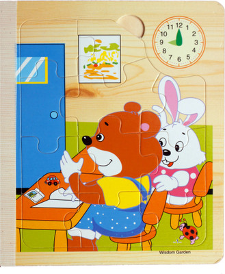 Hnt Kids 6 in 1 jigsaw wooden book puzzle (6-in-1 & 67 Pieces) | AnimalThemed | Early Educational Toys for Toddlers Kids 2 Years +(67 Pieces)
Hnt Kids 6 in 1 jigsaw wooden book puzzle (6-in-1 & 67 Pieces) | AnimalThemed | Early Educational Toys for Toddlers Kids 2 Years +(67 Pieces)