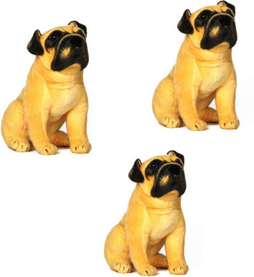 MEGAEMART HUTCH DOG ANIMAL SOFT TOY PACK OF 3 - 30 cm(Multicolor)