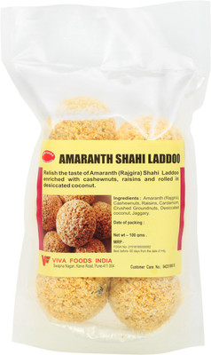 viva foods Rajgira Shahi Laddu(100 g, Pouch)