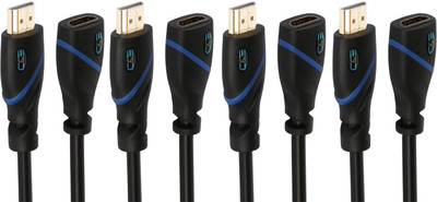 CE TV-out Cable High Speed HDMI Cable Male to Female 50 Feet, 4 Pack(Black, For Xbox, 15 m)
CE TV-out Cable High Speed HDMI Cable Male to Female 50 Feet, 4 Pack(Black, For Xbox, 15 m)