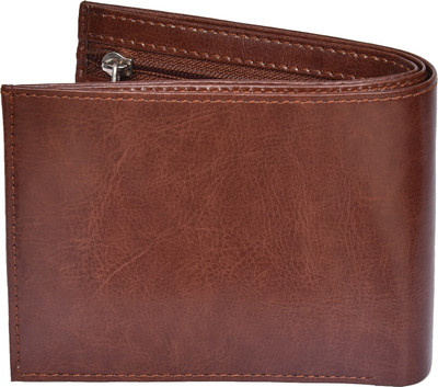 Adamson Men Gold Genuine Leather Card Holder(4 Card Slots), Rust