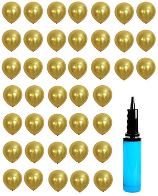 Theme My Party Solid Golden Balloons 50 with Balloon Pump Balloon(Gold, Pack of 51)
Theme My Party Solid Golden Balloons 50 with Balloon Pump Balloon(Gold, Pack of 51)