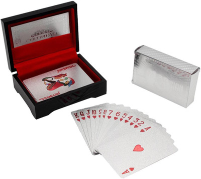 ME&YOU Special Diwali Gifts Silver Plated Playing Card with Exclusive Wooden Box (1 Set) IZ18SilverPlayingCard-Box-005(Multicolor)
ME&YOU Special Diwali Gifts Silver Plated Playing Card with Exclusive Wooden Box (1 Set) IZ18SilverPlayingCard-Box-005(Multicolor)