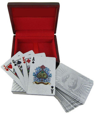 ME&YOU Special Diwali Gifts Silver Plated Playing Card with Exclusive Wooden Box (1 Set) IZ18SilverPlayingCard-Box-006(Multicolor)
ME&YOU Special Diwali Gifts Silver Plated Playing Card with Exclusive Wooden Box (1 Set) IZ18SilverPlayingCard-Box-006(Multicolor)