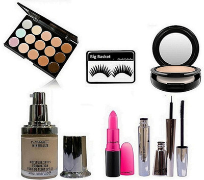 big basket studio fix compact,15 shade Cream Concealer Palette,Mineralize Moisture Liquid Foundation, candy yum yum lipstick,brooke candy eyeliner and mascara(Set of 7)
big basket studio fix compact,15 shade Cream Concealer Palette,Mineralize Moisture Liquid Foundation, candy yum yum lipstick,brooke candy eyeliner and mascara(Set of 7)