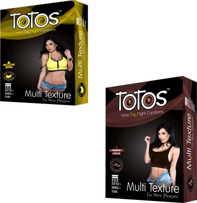 TOTOS BANANA AND CHOCOLATE FLAVOURED 2 PACK 20 PCS DOTTED FOR MORE PLEASURE Condom(Set of 2, 20S)
TOTOS BANANA AND CHOCOLATE FLAVOURED 2 PACK 20 PCS DOTTED FOR MORE PLEASURE Condom(Set of 2, 20S)