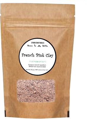 Genie In My Bottle 100Gms Pure Cosmetic Grade French Pink Clay(100 g)