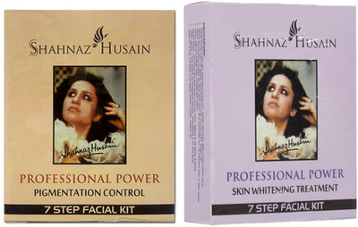 Shahnaz Husain PROFESSIONAL POWER SKIN WHITENING TRETMENT 7 STEP FACIL KIT + PROFESSIONAL POWER PIGMENTATION CONTROL 7 STEP FACIAL KIT 55 g(Set of 2)
Shahnaz Husain PROFESSIONAL POWER SKIN WHITENING TRETMENT 7 STEP FACIL KIT + PROFESSIONAL POWER PIGMENTATION CONTROL 7 STEP FACIAL KIT 55 g(Set of 2)