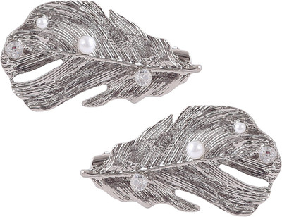 Go India Store HP00005 Hair Pin(Silver)