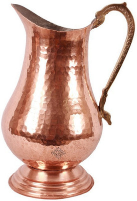 IndianArtVilla Handmade Copper Nickel Jug Pitcher - Storage Water Tableware Serveware Kitchen & Dining Water Jug(2.2 L)
IndianArtVilla Handmade Copper Nickel Jug Pitcher - Storage Water Tableware Serveware Kitchen & Dining Water Jug(2.2 L)