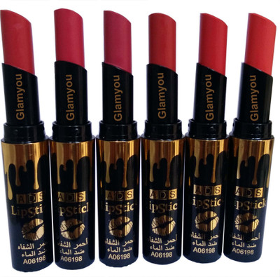 Glamyou Lipstick Pack of 6A(Multicolor)