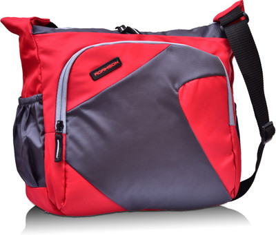 Adamson Men Casual Red Polyester Sling Bag