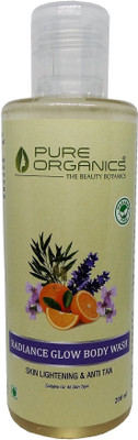 Pure Organics Radiance Glow Body Wash (Skin Lightening & Anti Tan)(200 ml)