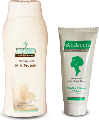 BioBeauty Milk Protein Shampoo & Lemon Apple Honey Extract Face Wash (Beauty Combo)(Set of 2)
BioBeauty Milk Protein Shampoo & Lemon Apple Honey Extract Face Wash (Beauty Combo)(Set of 2)