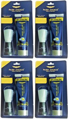 Park Avenue Shaving Cream Lemon Storm 84g x 4 + Shaving Brush x 4(Set of 8)