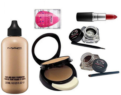 brutus Sponge Puff, Mac Face & Body Foundation, Hello kitty Two Way Eyeliner, Two way Eyeliner, Matte Finish Lipstick(Set of 5)
brutus Sponge Puff, Mac Face & Body Foundation, Hello kitty Two Way Eyeliner, Two way Eyeliner, Matte Finish Lipstick(Set of 5)
