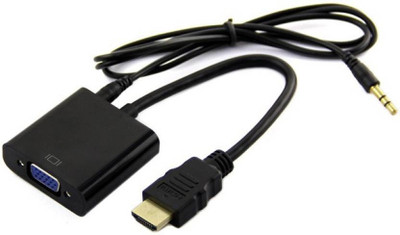 Maxtree HDMI TO VGA ADAPTER CONVERTER WITH AUDIO (BLACK) HDMI Adapter(Compatible with Mobile, Laptop, Tablet, Mp3, Gaming Device, Black)
Maxtree HDMI TO VGA ADAPTER CONVERTER WITH AUDIO (BLACK) HDMI Adapter(Compatible with Mobile, Laptop, Tablet, Mp3, Gaming Device, Black)