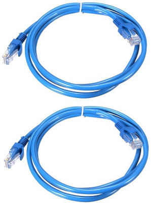 Maxtree RJ45 CAT 5e ETHERNET PATCH/LAN CABLE 1.5 MTR. PACK OF 2 Patch Cable(NETWORKING, Blue, White)
Maxtree RJ45 CAT 5e ETHERNET PATCH/LAN CABLE 1.5 MTR. PACK OF 2 Patch Cable(NETWORKING, Blue, White)