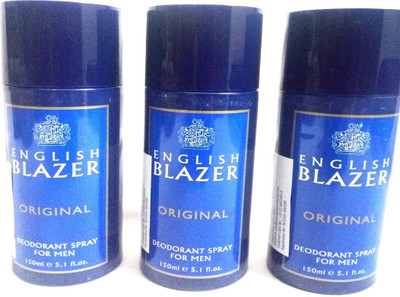 ENGLISH BLAZER ORIGINAL Deodorant Spray - For Men(450 ml, Pack of 3)