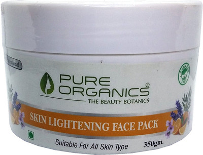 Pure Organics Skin Lightening Face Pack 350 gms(350 g)