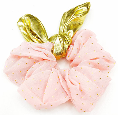 Fairytale Beautiful Elegant Golden Knoted Bow Peach Colour Fabric Hair Scrunchie Hair Rubber Band Ponytail Holder For Girl's And Woman's Rubber Band(Gold)
Fairytale Beautiful Elegant Golden Knoted Bow Peach Colour Fabric Hair Scrunchie Hair Rubber Band Ponytail Holder For Girl's And Woman's Rubber Band(Gold)