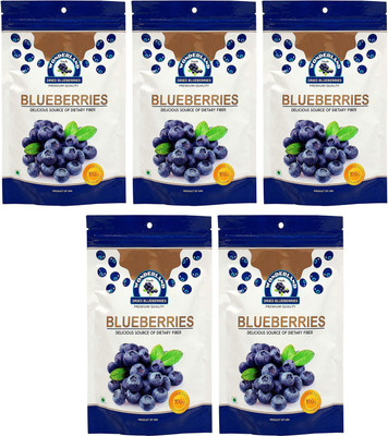 Wonderland Dried Blueberries 750 g (Pack of 5-150g Each) Blueberry(750 g, Pouch)
Wonderland Dried Blueberries 750 g (Pack of 5-150g Each) Blueberry(750 g, Pouch)