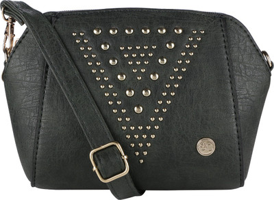 E2O Fashion Women Casual Green PU Sling Bag