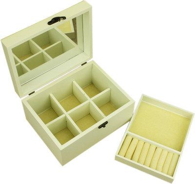 AVMART Love Rose Cage Wood Cosmetic, Makeup, Jewellery, Storage Travel Organizer Vanity Box, Gift, Home Decor, Utility Box (22x16 cm) V-2 Makeup box, Jewellery box, Cosmetic Vanity Box(Cream)
AVMART Love Rose Cage Wood Cosmetic, Makeup, Jewellery, Storage Travel Organizer Vanity Box, Gift, Home Decor, Utility Box (22x16 cm) V-2 Makeup box, Jewellery box, Cosmetic Vanity Box(Cream)