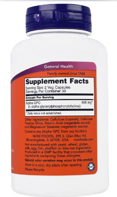 Now Foods Alpha GPC,(60 No)