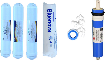 Bluenova RO Service kit including Inline set, Filmtech Dow 75 GPD membrane and accessories Solid Filter Cartridge(0.005, Pack of 7)
Bluenova RO Service kit including Inline set, Filmtech Dow 75 GPD membrane and accessories Solid Filter Cartridge(0.005, Pack of 7)