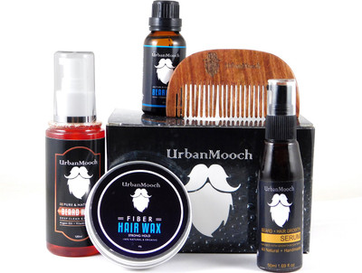UrbanMooch Ultimate Beard Grooming Kit For Men - Beard Wash, Beard Oil, Beard Growth Serum, Hair Wax & Shisham Wood Beard Comb - Best Gift Set(Set of 5)
UrbanMooch Ultimate Beard Grooming Kit For Men - Beard Wash, Beard Oil, Beard Growth Serum, Hair Wax & Shisham Wood Beard Comb - Best Gift Set(Set of 5)
