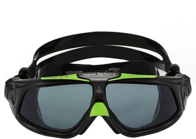 Aqua Sphere Seal Swim Mask (Clear Lens/Transparent) Swimming Goggles(Black)