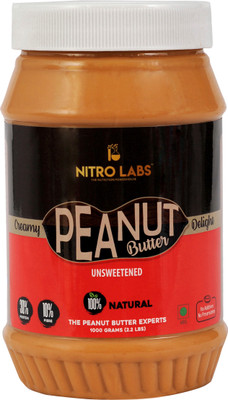 Nitro Labs Peanut Butter - Creamy Delight -Unsweetened- 100% Natural - 30% Protein - 10% Fibre - KETO Diet Friendly -VEGAN- American Style Peanut Butter - The Peanut Butter Experts 1000 g
Nitro Labs Peanut Butter - Creamy Delight -Unsweetened- 100% Natural - 30% Protein - 10% Fibre - KETO Diet Friendly -VEGAN- American Style Peanut Butter - The Peanut Butter Experts 1000 g