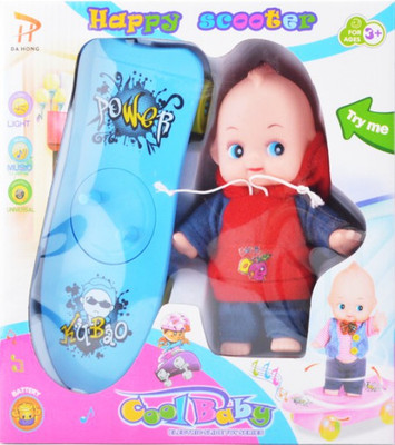 Tiny2Tall Electric Universal Skateboard Dancing Doll with Music Lights(Multicolor) 
Tiny2Tall Electric Universal Skateboard Dancing Doll with Music Lights(Multicolor)