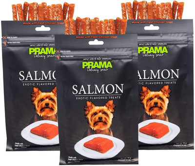 Foodie Puppies Prama Delicacy Snack Dog Treats Sticks in Zip Lock Bag Pack of 3, 210g (Salmon) Dog Chew(210 g, Pack of 3)
Foodie Puppies Prama Delicacy Snack Dog Treats Sticks in Zip Lock Bag Pack of 3, 210g (Salmon) Dog Chew(210 g, Pack of 3)