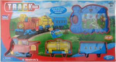 Humaira Remote Track Train Toy (Answer Question & Train Runs)(Multicolor)