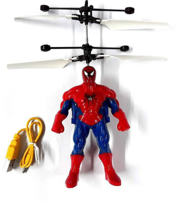 welkins Avenger Flying Hero with Hand Sensor Control with USB Charger(Red)
