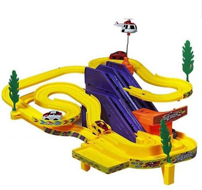 skyler Track Racer Racing Car Set With Rotating Helicopter Toys For Kids Toy Accessory(racing field Multicolor)
skyler Track Racer Racing Car Set With Rotating Helicopter Toys For Kids Toy Accessory(racing field Multicolor)