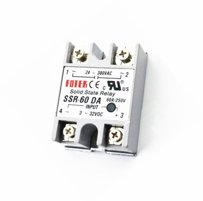 ARDUINO M232 24V-380V 60A 250V SSR-60 DA Solid State Relay Module 3-32V DC To AC Electronic Components Electronic Hobby Kit
ARDUINO M232 24V-380V 60A 250V SSR-60 DA Solid State Relay Module 3-32V DC To AC Electronic Components Electronic Hobby Kit